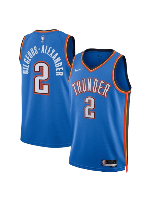 OKLAHOMA CITY THUNDER ICON EDITION SWINGMAN JERSEY – BLUE – SHAI GILGEOUS-ALEXANDER