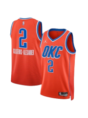 OKLAHOMA CITY THUNDER STATEMENT EDITION SWINGMAN JERSEY – ORANGE – SHAI GILGEOUS-ALEXANDER