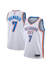 OKLAHOMA CITY THUNDER ASSOCIATION EDITION SWINGMAN JERSEY – WHITE – CHET HOLMGREN