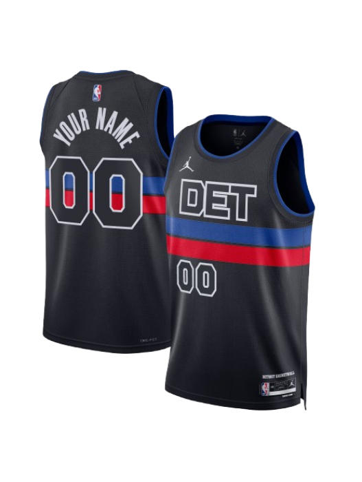 DETROIT PISTONS STATEMENT EDITION SWINGMAN JERSEY – BLUE – CUSTOM NAME & NUMBER