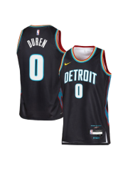 DETROIT PISTONS 2025/26 CITY EDITION SWINGMAN JERSEY – BLACK – JALEN DUREN