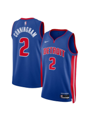 DETROIT PISTONS ICON EDITION SWINGMAN JERSEY – BLUE – CADE CUNNINGHAM
