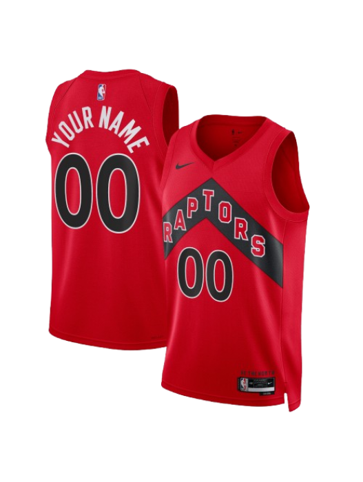 TORONTO RAPTORS ICON EDITION SWINGMAN JERSEY – RED – CUSTOM NAME & NUMBER