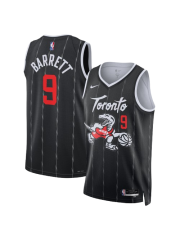 TORONTO RAPTORS 2025/26 CITY EDITION SWINGMAN JERSEY – BLACK – RJ BARRETT
