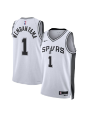 SAN ANTONIO SPURS ASSOCIATION EDITION SWINGMAN JERSEY – WHITE – VICTOR WEMBANYAMA