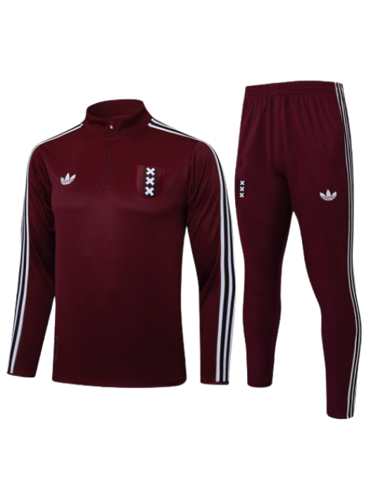 AJAX DARK KIDS RED TRACKSUIT 2025/2026