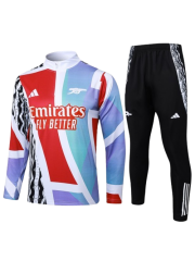 ARSENAL WHITE RED TRACKSUIT 2024/2025 - PLAYER