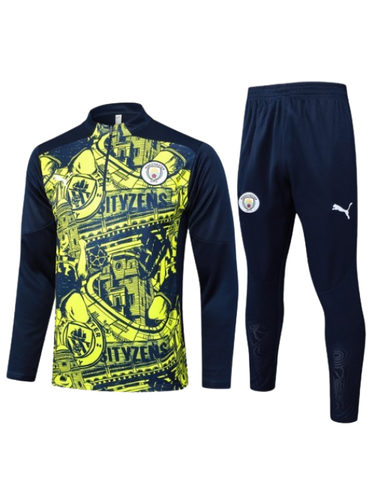 MANCHESTER CITY YELLOW TRACKSUIT 2024/2025 - PLAYER