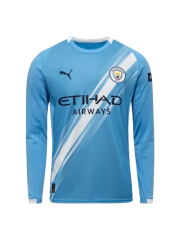 MANCHESTER CITY LONG SLEEVE HOME JERSEY 2025/2026