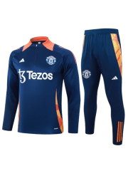MANCHESTER UNITED NAVY BLUE TRACKSUITS 2024/2025