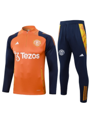MANCHESTER UNITED ORANGE TRACKSUITS 2024/2025