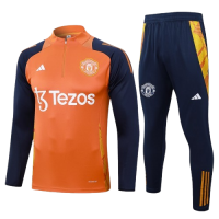 MANCHESTER UNITED ORANGE TRACKSUITS 2024/2025