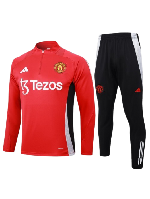 MANCHESTER UNITED RED TRACKSUITS 2024/2025