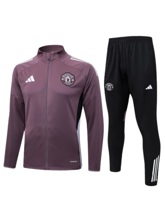 MANCHESTER UNITED GRAY PURPLE JACKET SUIT 2025/2026