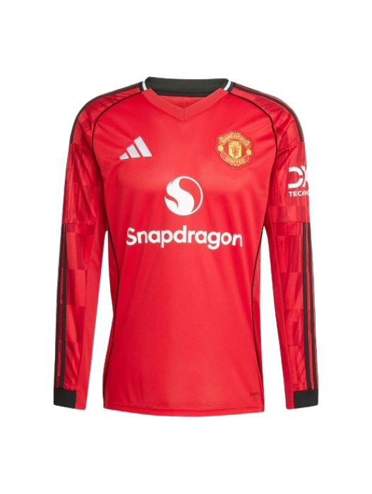 MANCHESTER UNITED LONG SLEEVE HOME JERSEY 2025/2026
