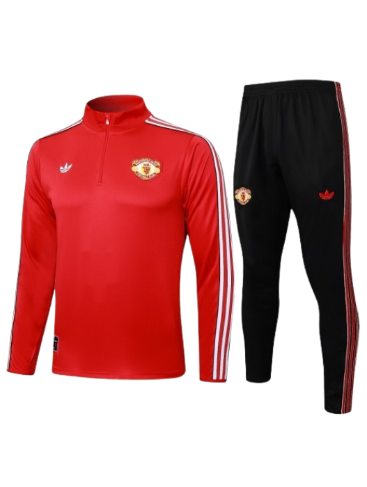 MANCHESTER UNITED RED RETRO TRACKSUIT 2025/2026