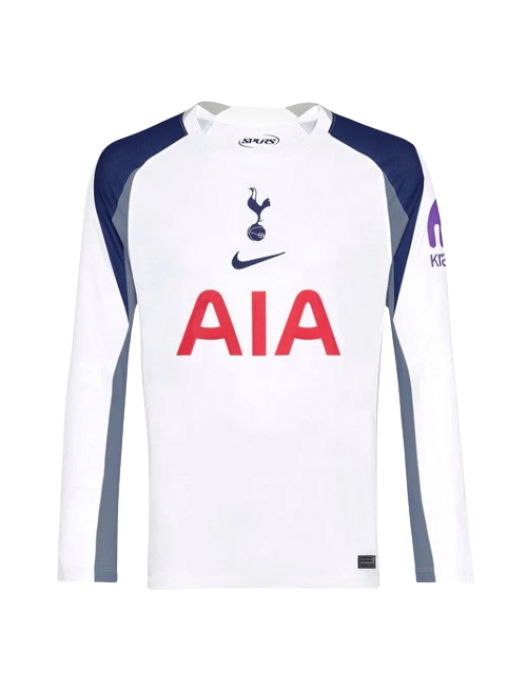TOTTENHAM HOTSPUR LONG SLEEVE HOME JERSEY 2025/2026
