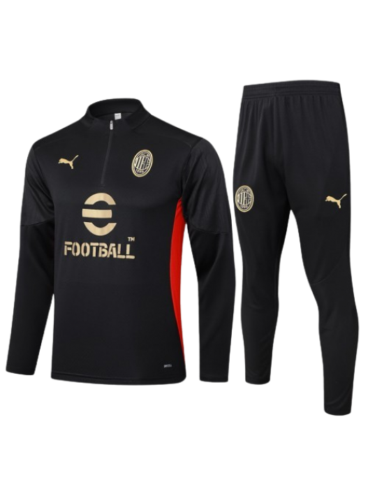 AC MILAN BLACK TRACKSUIT 2024/2025 - PLAYER