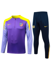 ATLÉTICO MADRID KIDS PURPLE TRACKSUIT 2025/2026