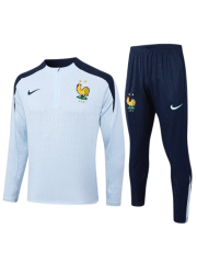 FRANCE KIDS WHITE TRACKSUITS KIT 2024/2025