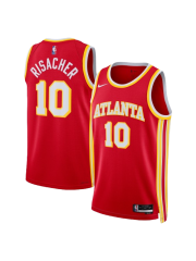 ATLANTA HAWKS ICON EDITION SWINGMAN JERSEY – RED – ZACCHARIE RISACHER