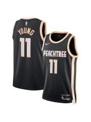 ATLANTA HAWKS 2025/26 CITY EDITION SWINGMAN JERSEY – BLACK – TRAE YOUNG