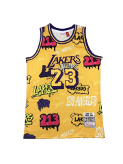 Los Angeles Lakers Slap Sticker Jersey Lebron James 2018-19