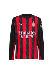 AC MILAN LONG SLEEVE HOME JERSEY 2025/2026